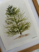 Load image into Gallery viewer, Tis the Season - Original 6&quot; x 8&quot; on handmade deckled edge paper (free shipping included)