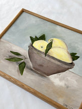 Load image into Gallery viewer, Lemon II - Original 16&quot; x 12&quot; acrylic on canvas panel (free shipping included)