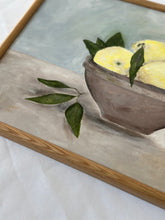 Load image into Gallery viewer, Lemon II - Original 16&quot; x 12&quot; acrylic on canvas panel (free shipping included)