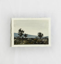 Load image into Gallery viewer, Midwest Land I - Original 8&quot; x 6&quot; on handmade deckled edge paper (free shipping included)